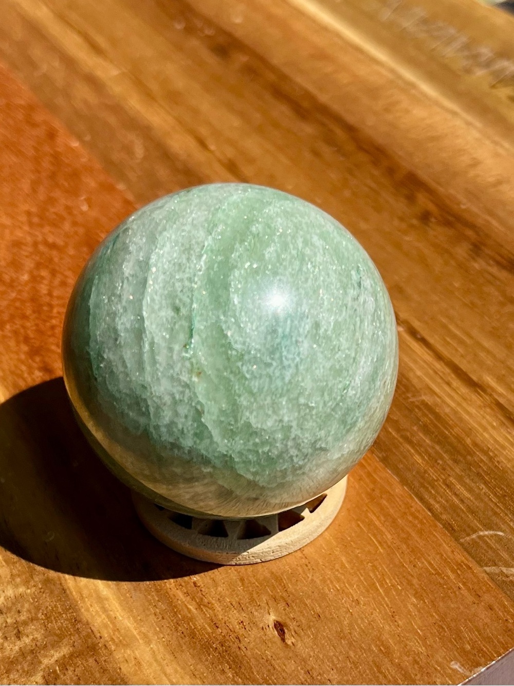 Green Aventurine Crystal Sphere